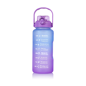 Kit de garrafas Motivacional - Roxo/Azul