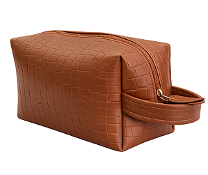 Nécessaire Croco de Courino com Alça