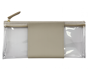 Nécessaire Rubi de Courino e Plástico