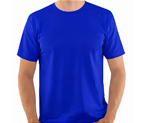 Camisa Masculina Azul Bic de Poliéster