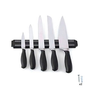 Barra Magnética para Faca e Utensílios de Cozinha 33cm