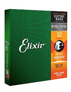 Corda Avulsa Elixir Baixo 6ª Corda C - 032 - Medium - 15332 - Nanoweb