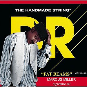 Encordoamento Dr Strings Contrabaixo 4 Cordas (.045-.105) -MMS-45-Fat Beams-Marcus Miller Signature