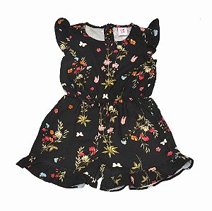 Macacão short floral