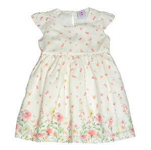 Vestido Barrado Floral