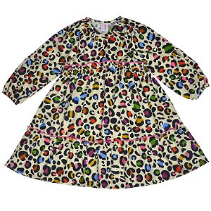 Vestido Dona Oncinha colorido