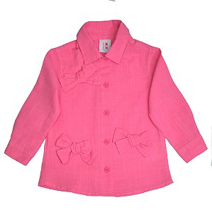 Camisa Manga Longa Laços