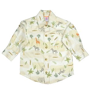 Camisa Manga Longa Safari