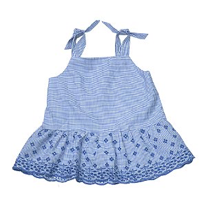 Conjunto Short e Top Babado peplum Bordado