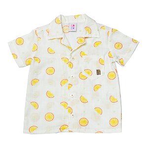 Camisa Manga Curta Laranjas