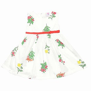 Vestido gorgurão vermelho