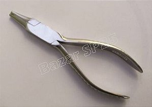 Alicate Bico Plano Com Orifício 2 Mm Óculos Fio De Titânio