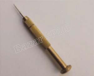 CHAVE DE FENDA PARA AJUSTE DE MICRO PARAFUSOS DE ARMAÇÕES PARA ÓTICA E LABORATÓRIO