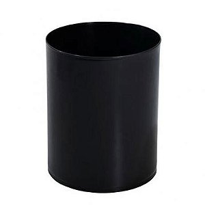 CESTO DE LIXO 14L PLASTICO PRETO  T-0705PR