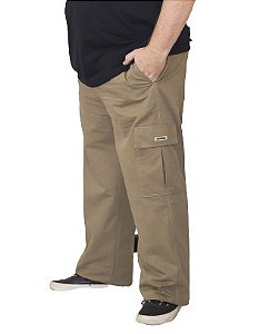Calça Cargo e Plus Size com Cintura de até (175 cm)de Brim /Sarja Ref 849
