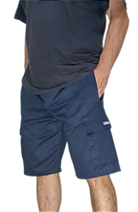 Bermuda Cargo Slagbaai e Plus Size Brim Cintura de Elástico até (175cm) Ref 1006