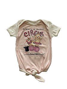 Blusinha Bebê Menina com Amarração Circus Lessa Kids