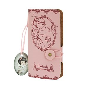 Caderno com Capa de Couro Sintético Pequeno - Curiosity