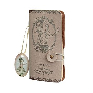 Caderno com Capa de Couro Sintético Pequeno - Lost Song