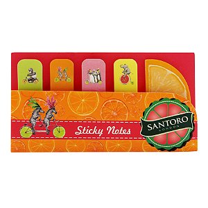 Cartela de Notas Adesivas - Fruity Scooty