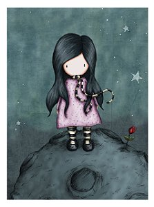 Cartão Gorjuss - Because she is my rose