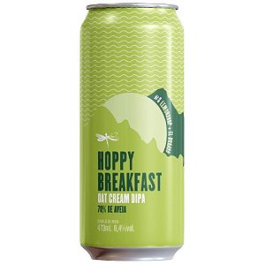 Cerveja Dádiva Hoppy Breakfast #3 Oat Cream Double IPA Lata - 473ml