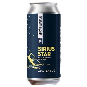 Cerveja UX Brew Sirius Star Belgian Saison C/ Uva Verde Lata - 473ml