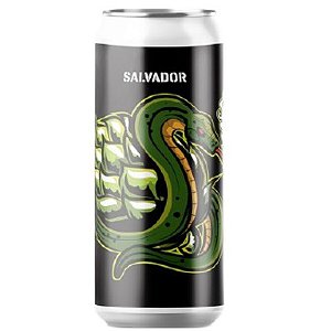 Cerveja Salvador Brewing Co A Cobra Vai Fumar Double NE IPA Lata - 473ml