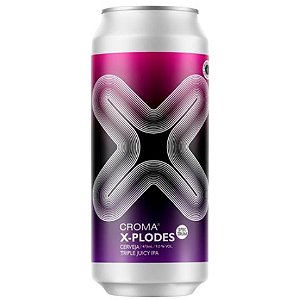 Cerveja Croma X-Plodes TDH Triple Juicy IPA Lata - 473ml