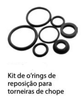Kit de o'rings de reposição para torneiras de chope