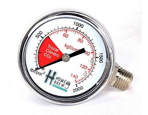 MANÔMETRO DE ALTA PARA REGULADORAS DE CO2 CHOPE