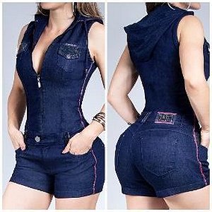 Macaquito Feminino Pit Bull Jeans Ref:  30591
