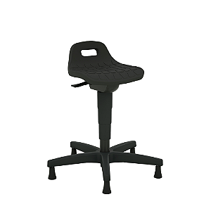 Banco Semi-Sentado pu Preto