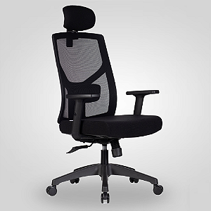 Cadeira de Escritório Ergonômica Nr17 Vértice Presidente preta