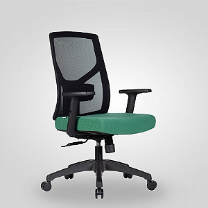 Cadeira de Escritório Ergonômica Nr17 Vértice Diretor verde