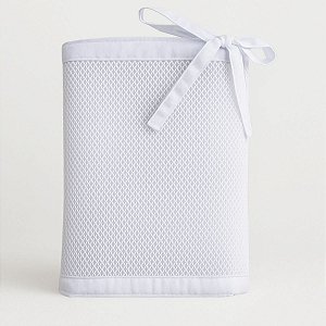 Tela Respiravel MIni Berço Branco com Branco