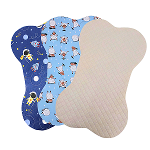 Tapete Comedouro Pet Impermeável Higienico para Cães e Gatos – Kit 3 Tapetes Estampados