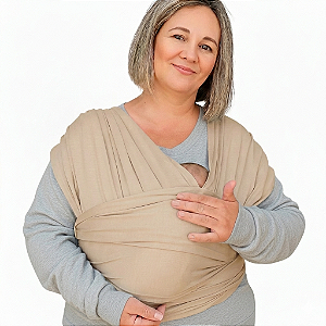 Canguru Sling Wrap Carregador Plus Size De Vestir Ajustável