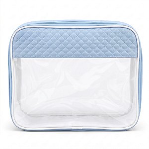 Necessaire Impermeável Organizador de Mala com Zíper Viagem, Maquiagem, Higiene Pessoal e Maternidade