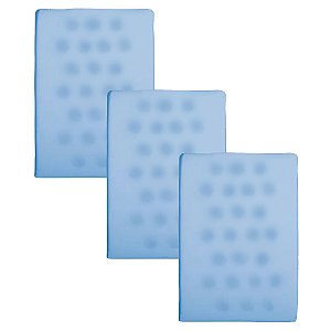 Kit 3 Travesseiro Antisufocante Minasrey Azul