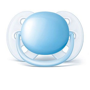 Chupeta Avent Ultra Soft Azul 6 A 18 Meses Com 1 Unidade - PanVel Farmácias