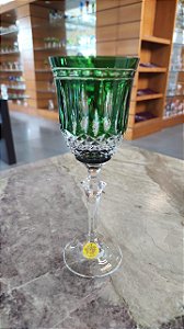 TAÇA VINHO BRANCO - CRISTAL STRAUSS - COR VERDE - CX 1 PC -