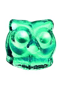 NACHTMANN ZOO CORUJA 6 CM - COR TURQUESA - CX 1 PÇ