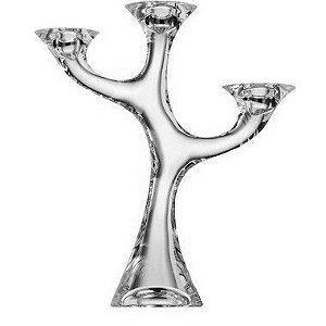 CASTIÇAL CRISTAL NACHTMANN CORALLO 28 CM