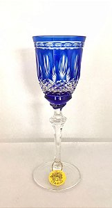 JOGO TAÇAS LICOR CRISTAL STRAUSS  - COR AZUL -  CX 6 PCS