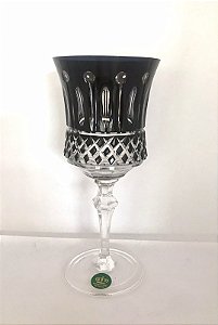 TAÇA ÁGUA CRISTAL IMPERATTORE BY STRAUSS - COR PRETO