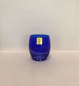 COPO COQUETEL CRISTAL STRAUSS - COR AZUL- CX 1 PÇ