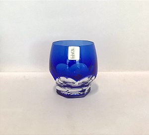 COPO COQUETEL CRISTAL STRAUSS - COR AZUL- CX 1 PÇ
