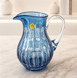 JARRA CRISTAL STRAUSS - COR AZUL CLARO - CX 1 PÇ