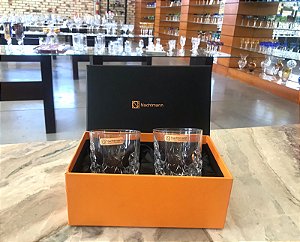 KIT 2 COPOS WHISKY CRISTAL NACHTMANN  SCULPTURE - CX 2 PÇS